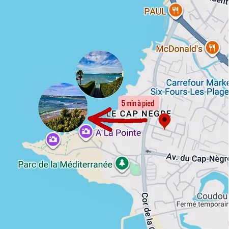 Bel A 2 Min De La A Apartmán Six-Fours-les-Plages